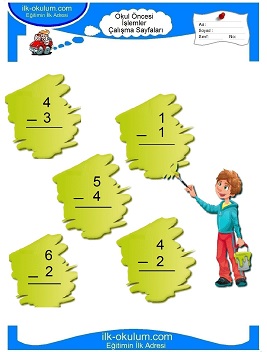 Çocuklar İçin toplam işlemi yaprak testleri 